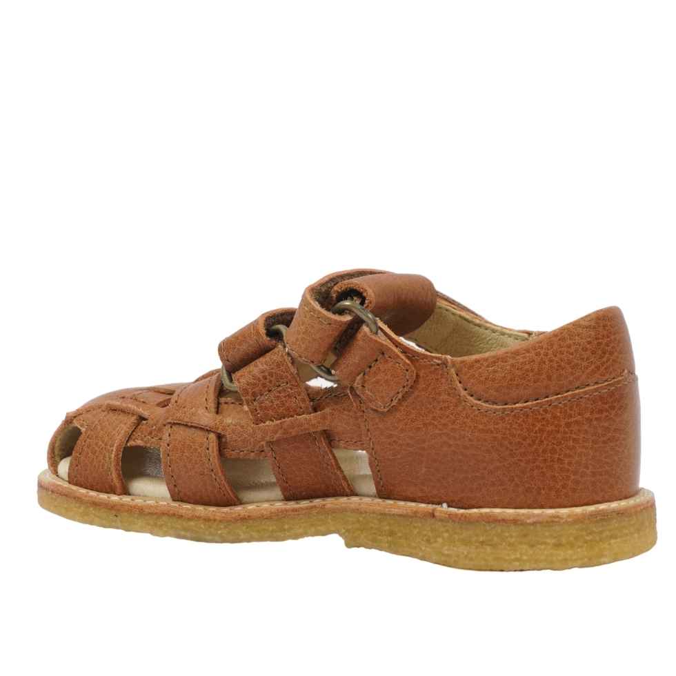 Arauto RAP Sandal flettet læder - Cognac (Bred) – sko