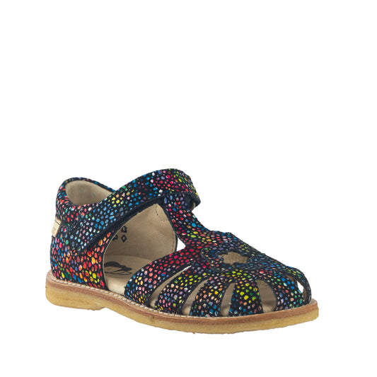 Arauto RAP Sommer sandal med udskåret blomst - Jelly Beans - Medium